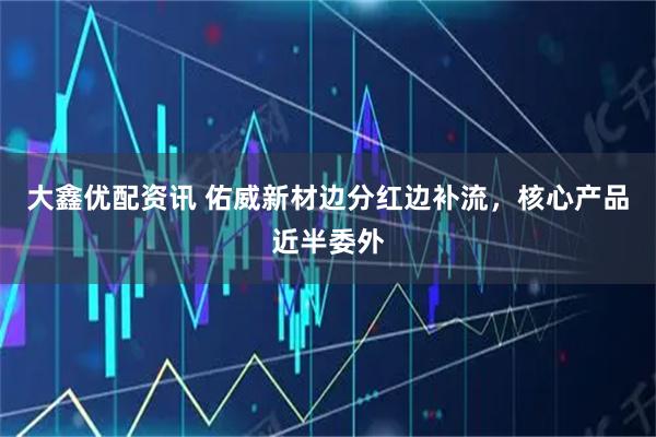大鑫优配资讯 佑威新材边分红边补流，核心产品近半委外